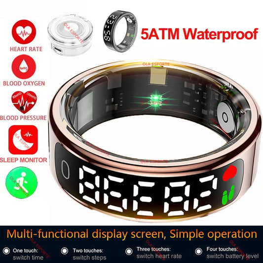 Smart Ring with Display Screen and Touch