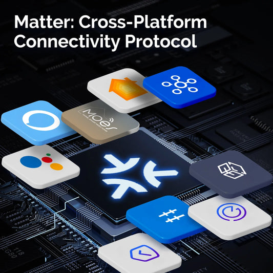 MOES Matter WiFi Smart Concave Glass Panel Electric Switch Compatible with Alexa Google Home SmartThings