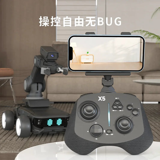 Programming robot, intelligent robotic arm, FPV remote control, automatic tracking, obstacle avoidance, LED screen display