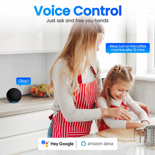 WiFi Smart Plug 16A UK Socket works with Alexa