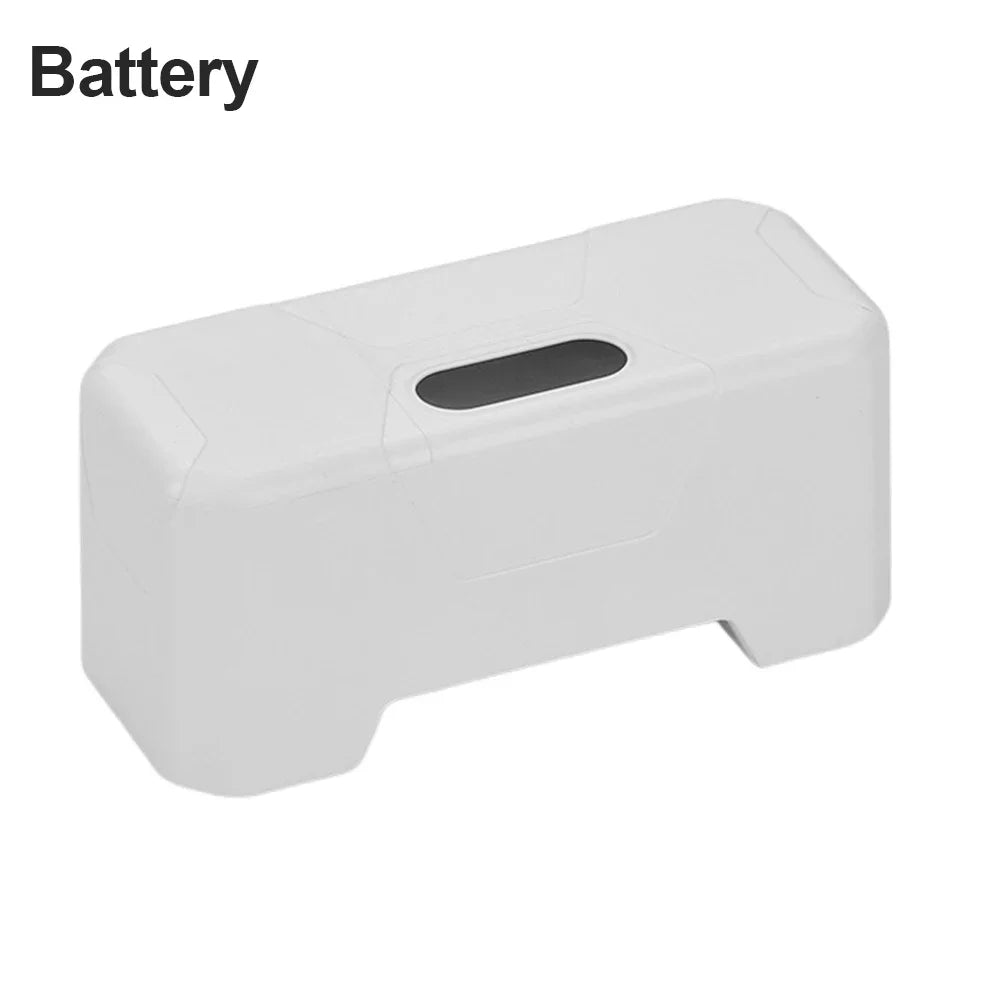 Automatic Toilet Flush Button Induction Toilet Flusher External Infrared Flush Splash-proof with Wireless Transmitter