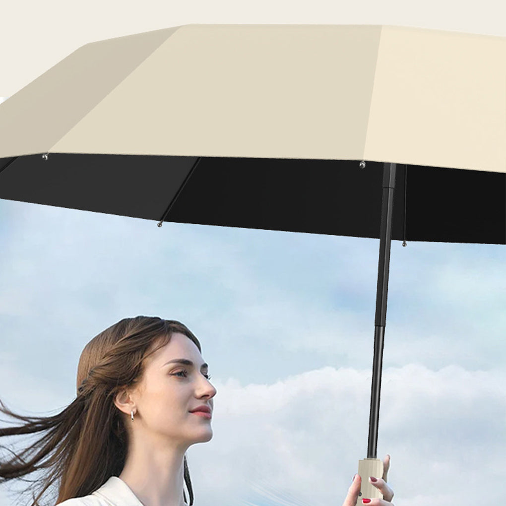 Portable Umbrella With Fan Convenient Cooling And Sun Protection On Go Waterproof Umbrella For Women pink