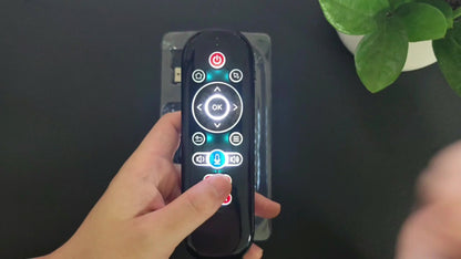 Wireless Air Mouse Remote Control with Mini Keyboard, 6-Axis Gyroscope, Voice Search, IR Learning, Anti-lost Remote- Perfect for Android TV Box, Projector, PS3, etc.!