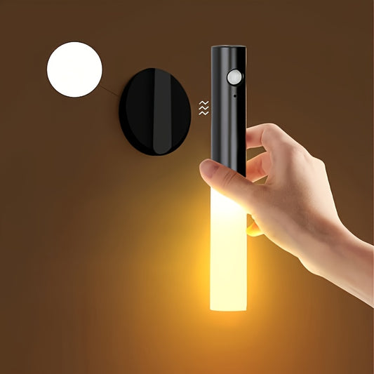 Smart Motion Sensor Night Light, Rechargeable Magnetic LED Wall Lamp