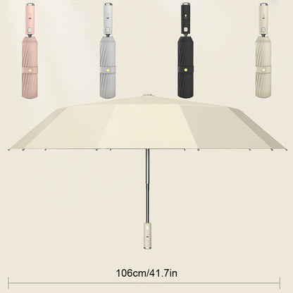 Portable Umbrella With Fan Convenient Cooling And Sun Protection On Go Waterproof Umbrella For Women pink