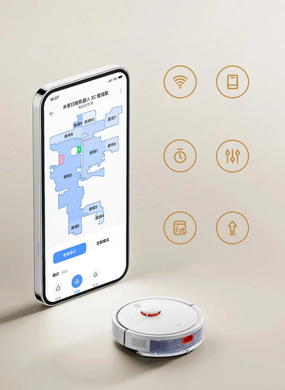 XIAOMI MIJIA Robot Vacuum Cleaners Mop 3C Plus Enhanced Edition.APP Smart Planned