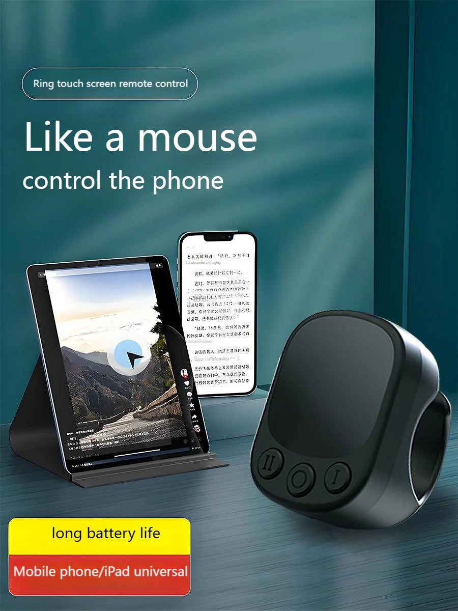 Bluetooth Wireless Ring Mouse With Touchpad
