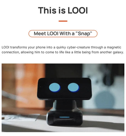 looi mobile phone robot chatgpt English voice dialogue visual recognition interactive smart