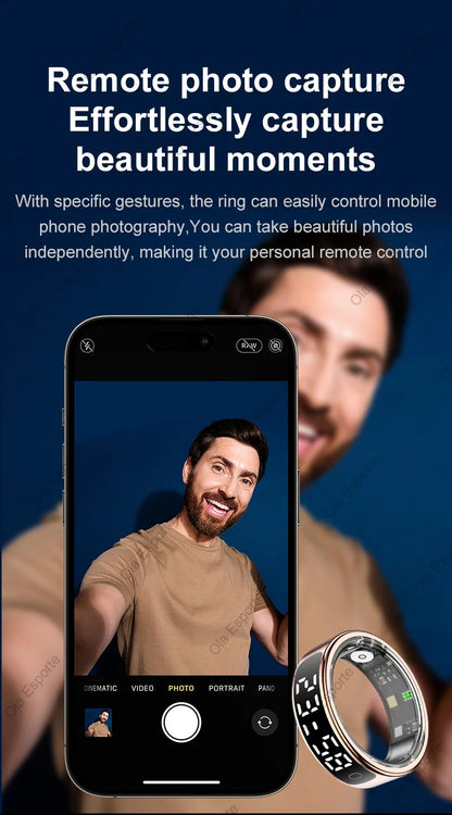 Smart Ring with Display Screen and Touch