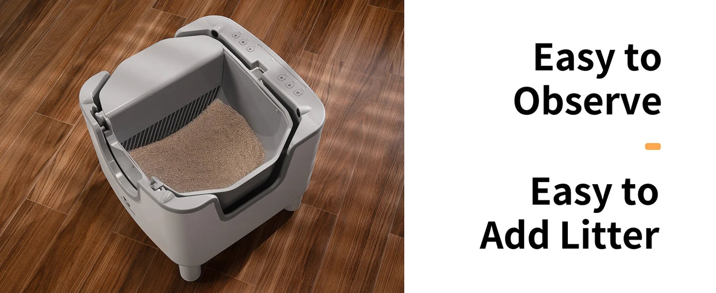 F6  Automatic Cat Litter Box with Odor Control