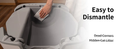 F6  Automatic Cat Litter Box with Odor Control