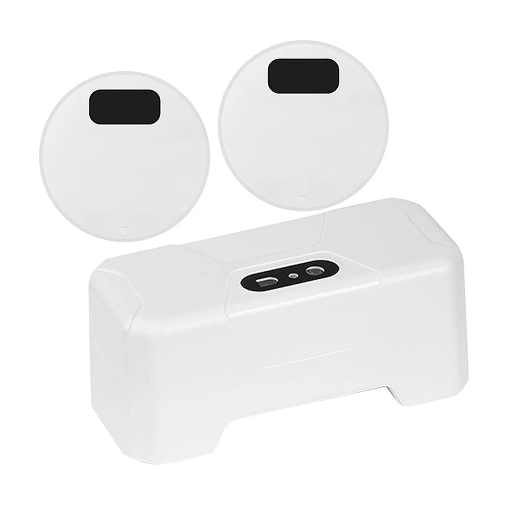 Automatic Toilet Flush Button Induction Toilet Flusher External Infrared Flush Splash-proof with Wireless Transmitter