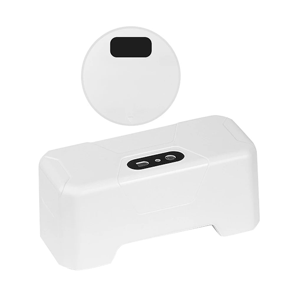 Automatic Toilet Flush Button Induction Toilet Flusher External Infrared Flush Splash-proof with Wireless Transmitter