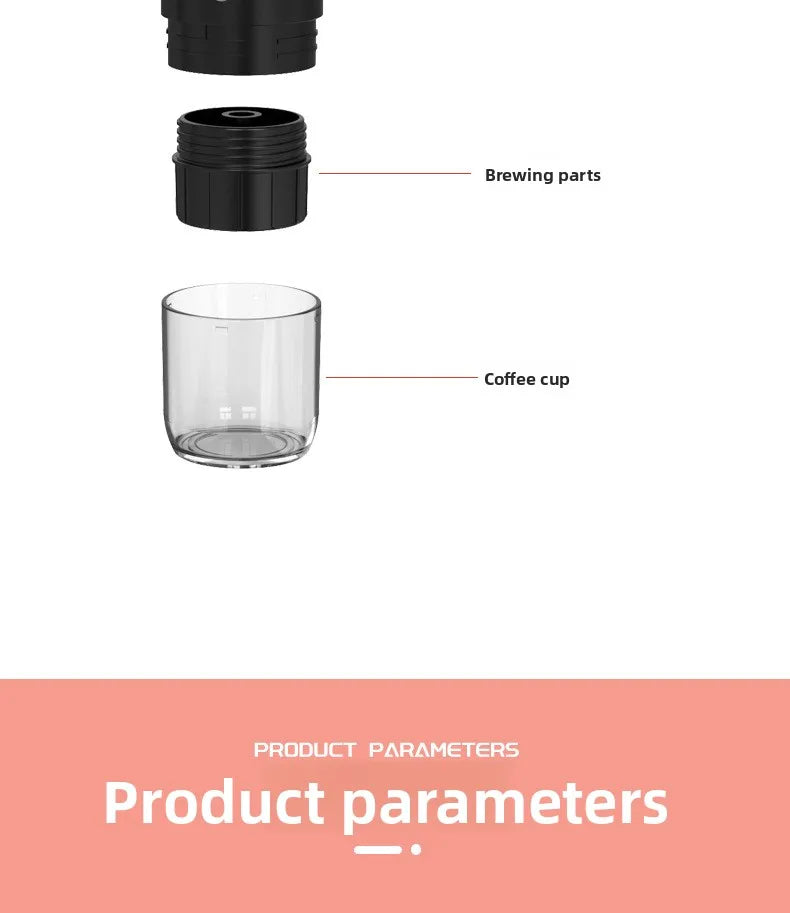 Portable American K-CUP capsule coffee machine