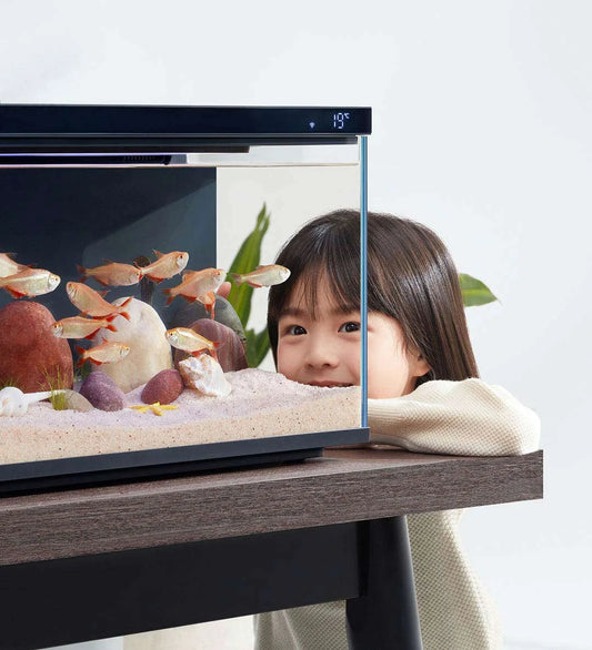 Xiaomi Mijia Smart Fish Tank MYG100 Work With Mijia APP Mobile Controlled Remote Feeding Smart Lighting System Light Aquarium20L