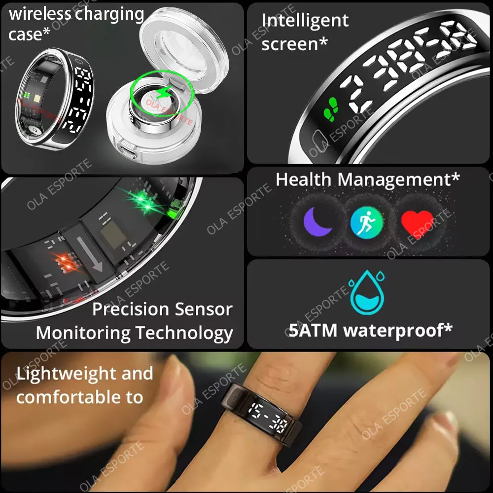 Smart Ring with Display Screen and Touch