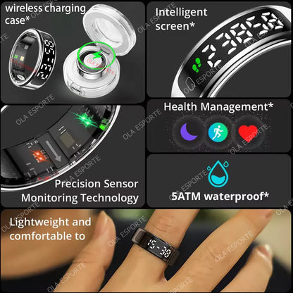 Smart Ring with Display Screen and Touch