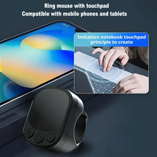 Bluetooth Wireless Ring Mouse With Touchpad