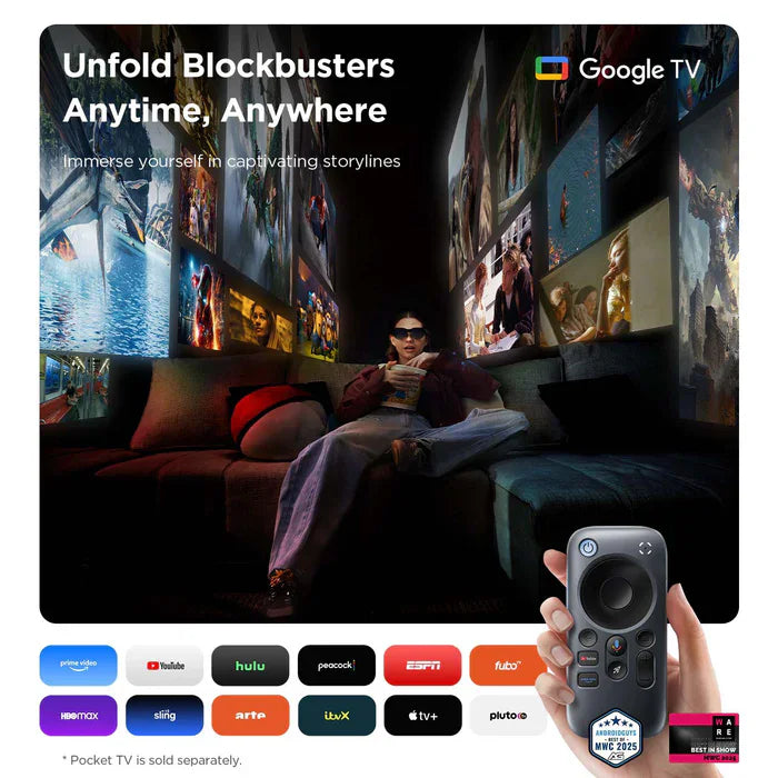 RayNeo Air 3S AR Glasses Micro OLED Screen Display 3D HD Private Cinema Pocket TV for Mobile Phone Computer Game Machine