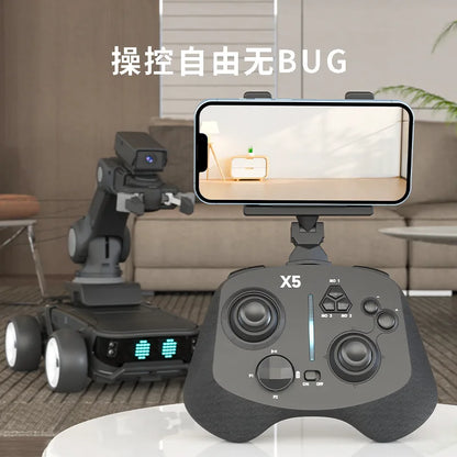 Programming robot, intelligent  robotic arm, FPV remote control, automatic tracking, obstacle avoidance, LED screen display