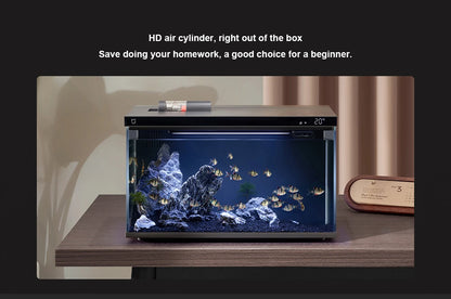 Xiaomi Mijia Smart Fish Tank MYG100 Work With Mijia APP Mobile Controlled Remote Feeding Smart Lighting System Light Aquarium20L