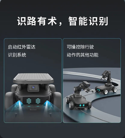 Programming robot, intelligent  robotic arm, FPV remote control, automatic tracking, obstacle avoidance, LED screen display