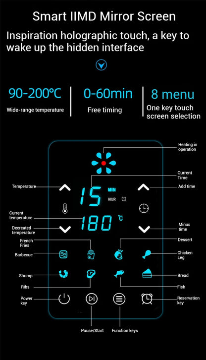 Next generation Home Smart Cooker with Large Capacity with Touch Screen
