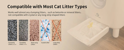 F6  Automatic Cat Litter Box with Odor Control