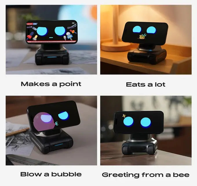 looi mobile phone robot chatgpt English voice dialogue visual recognition interactive smart