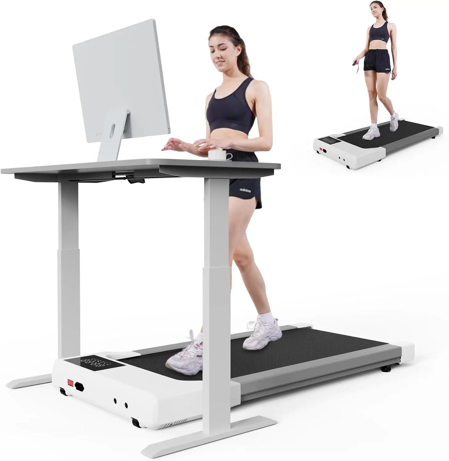 Raceable Smart Treadmill with Rewards Program, Quick Setup, APP/Remote Control, LED