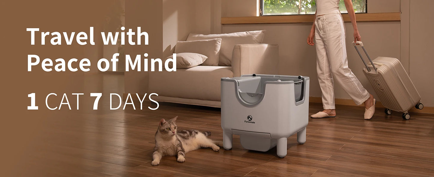 F6  Automatic Cat Litter Box with Odor Control