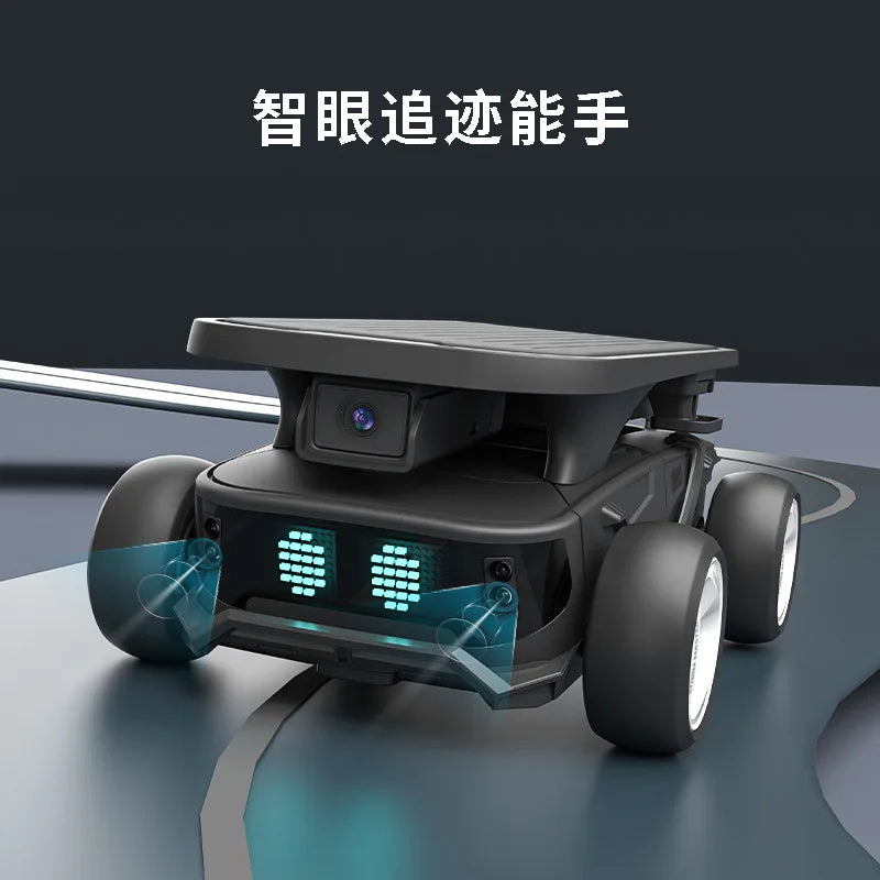 Programming robot, intelligent  robotic arm, FPV remote control, automatic tracking, obstacle avoidance, LED screen display