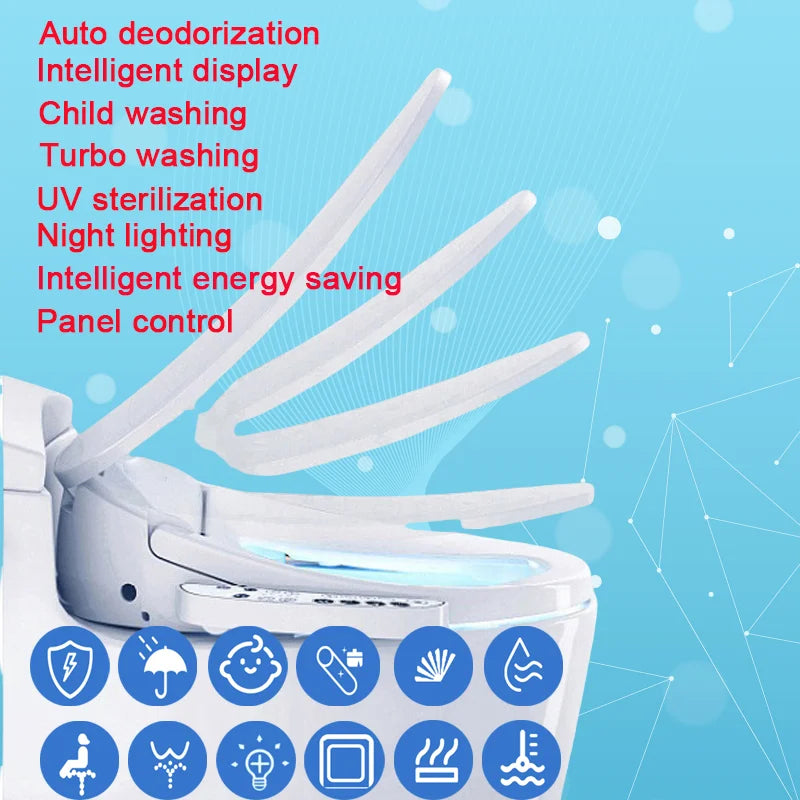 Smart Toilet Seat Lid Lunette Toilette Japonaises Abattant wc Japonais Electric Bidet Intelligent Bidet WC Japanese Toilets Seat