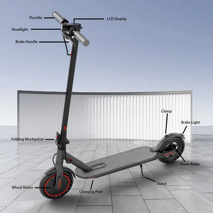 Smart Electric Scooter APP Kick Foldable EScooter