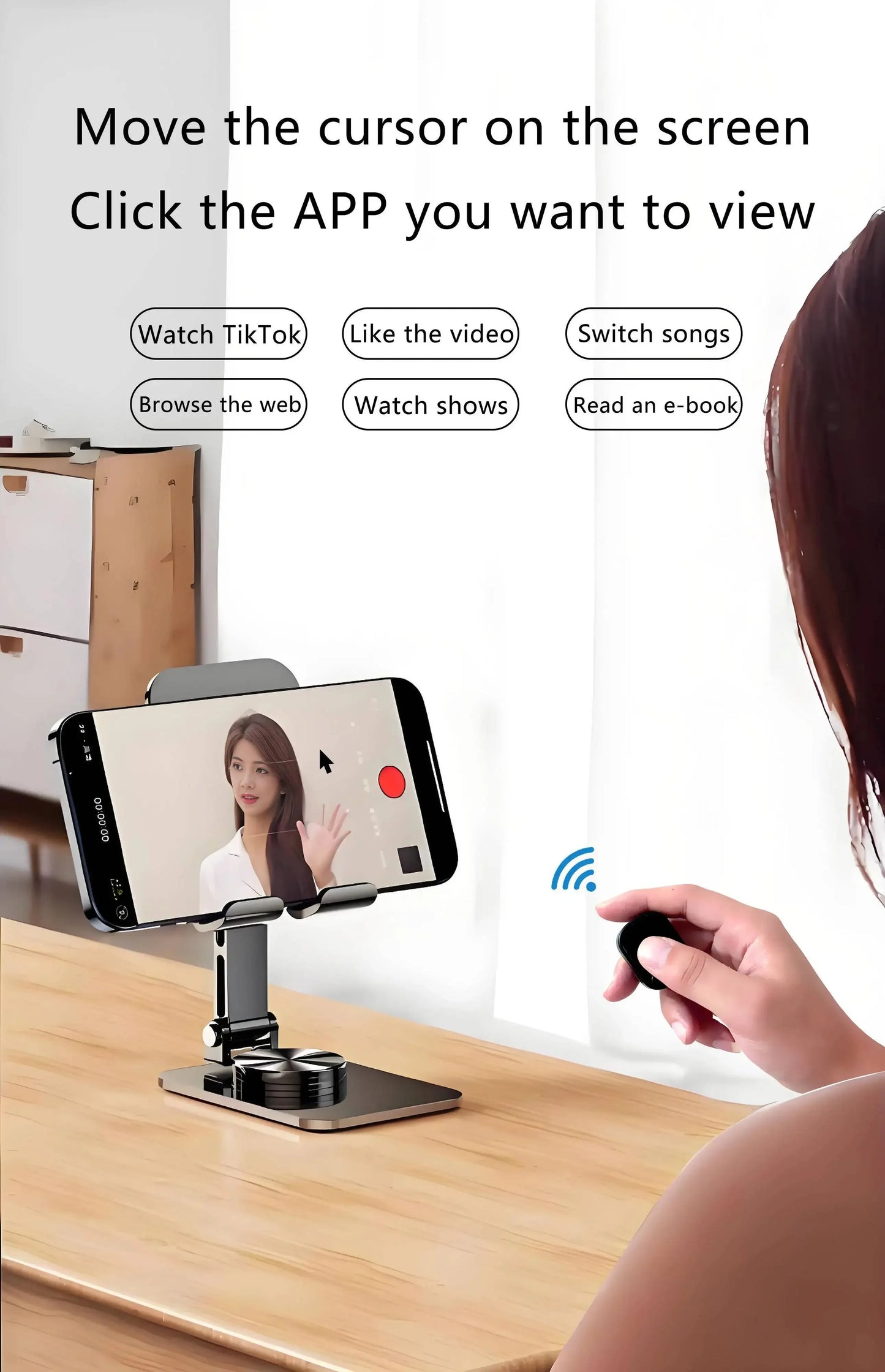 Bluetooth Wireless Ring Mouse With Touchpad