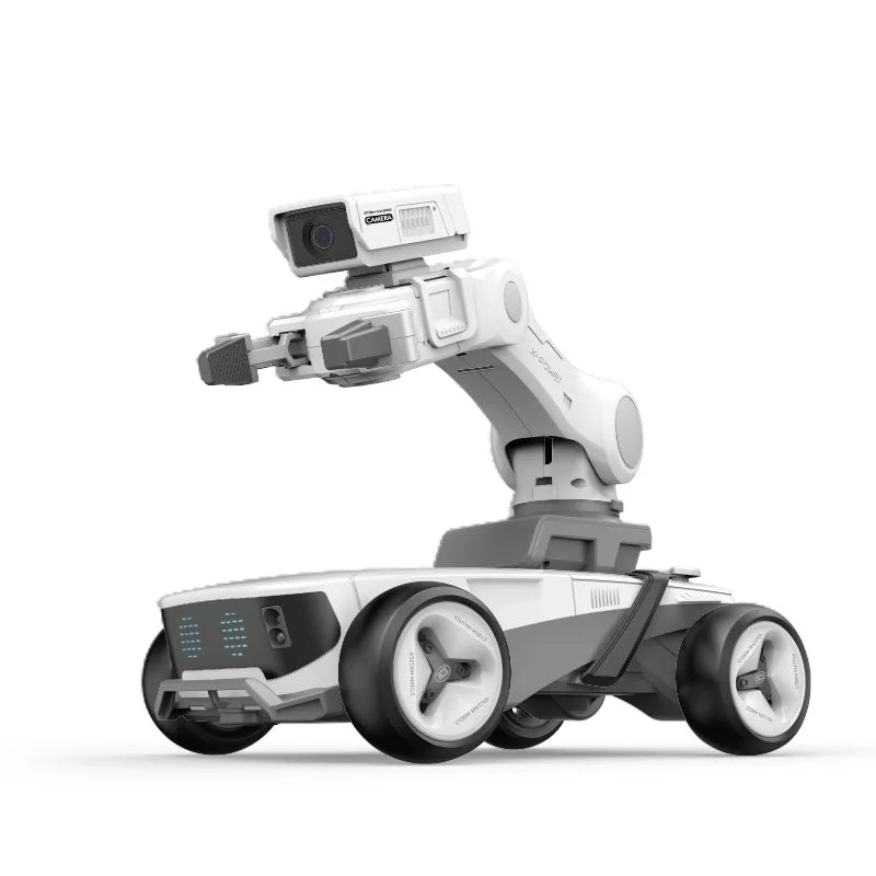 Programming robot, intelligent  robotic arm, FPV remote control, automatic tracking, obstacle avoidance, LED screen display