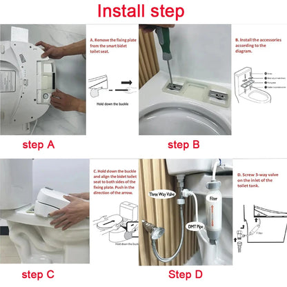 Smart Toilet Seat Lid Lunette Toilette Japonaises Abattant wc Japonais Electric Bidet Intelligent Bidet WC Japanese Toilets Seat