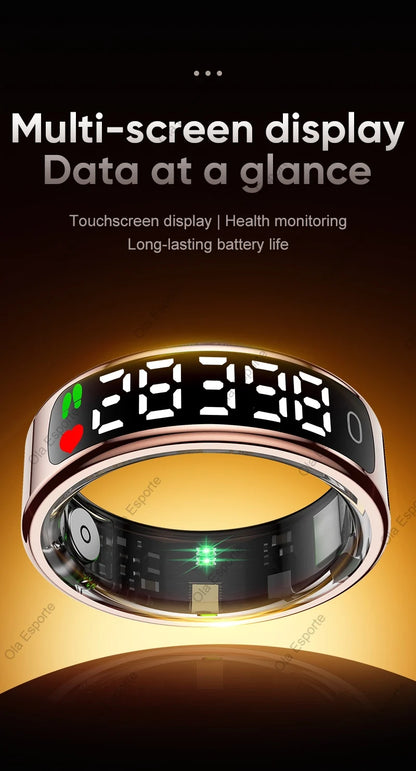 Smart Ring with Display Screen and Touch