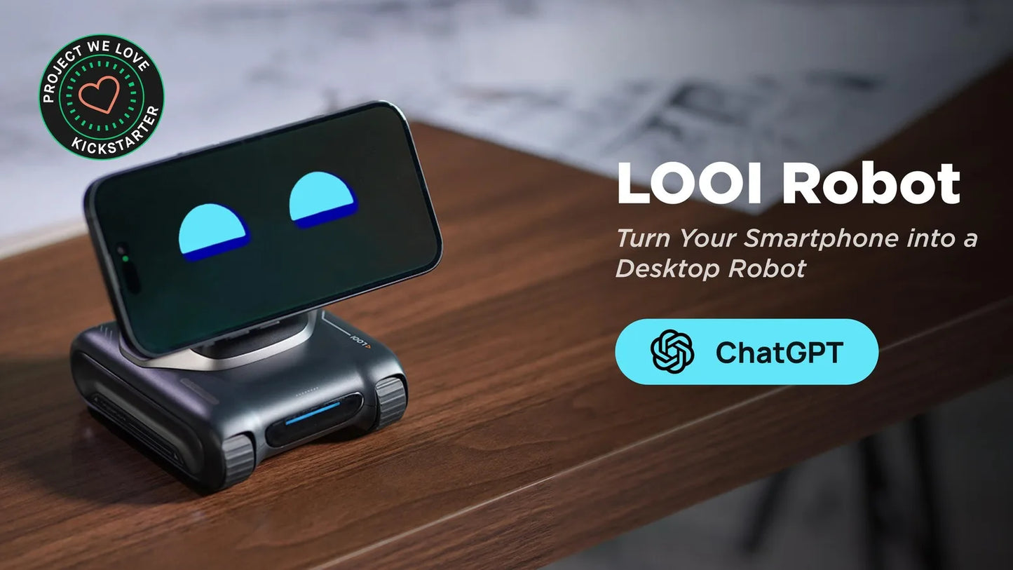 looi mobile phone robot chatgpt English voice dialogue visual recognition interactive smart