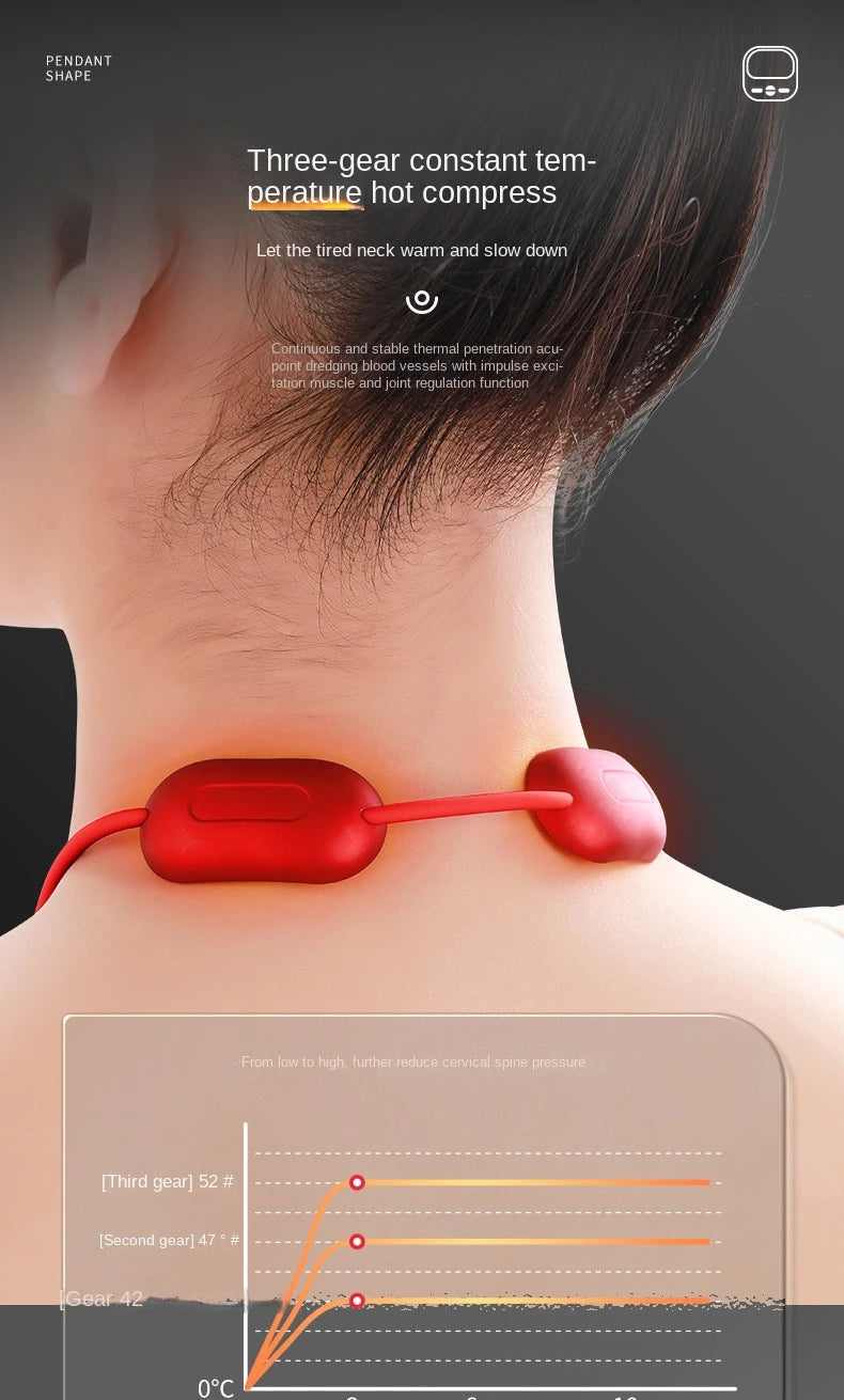 Mini Smart Hanging Neck Shoulder Cervical Spine Massager