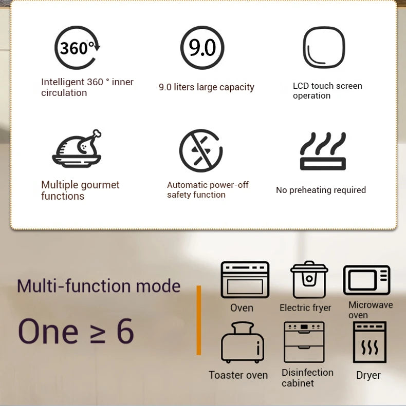 Next generation Home Smart Cooker with Large Capacity with Touch Screen