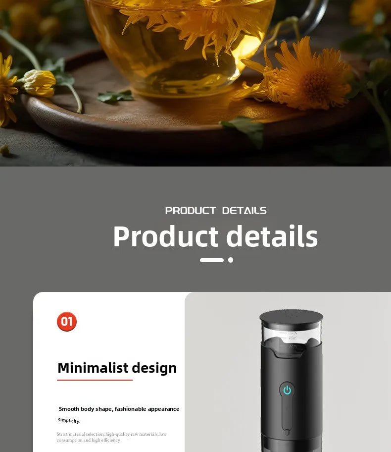 Portable American K-CUP capsule coffee machine