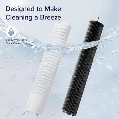 WI-FI Smart Silent Tower Fan. Powerful Electric Cooling. Voice Control 4 Modes 12 Speeds