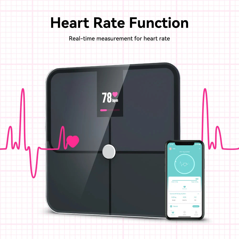 Smart Body Balance Scale  Body Fat Scale for Human Weighing Balance BMI Analyzer