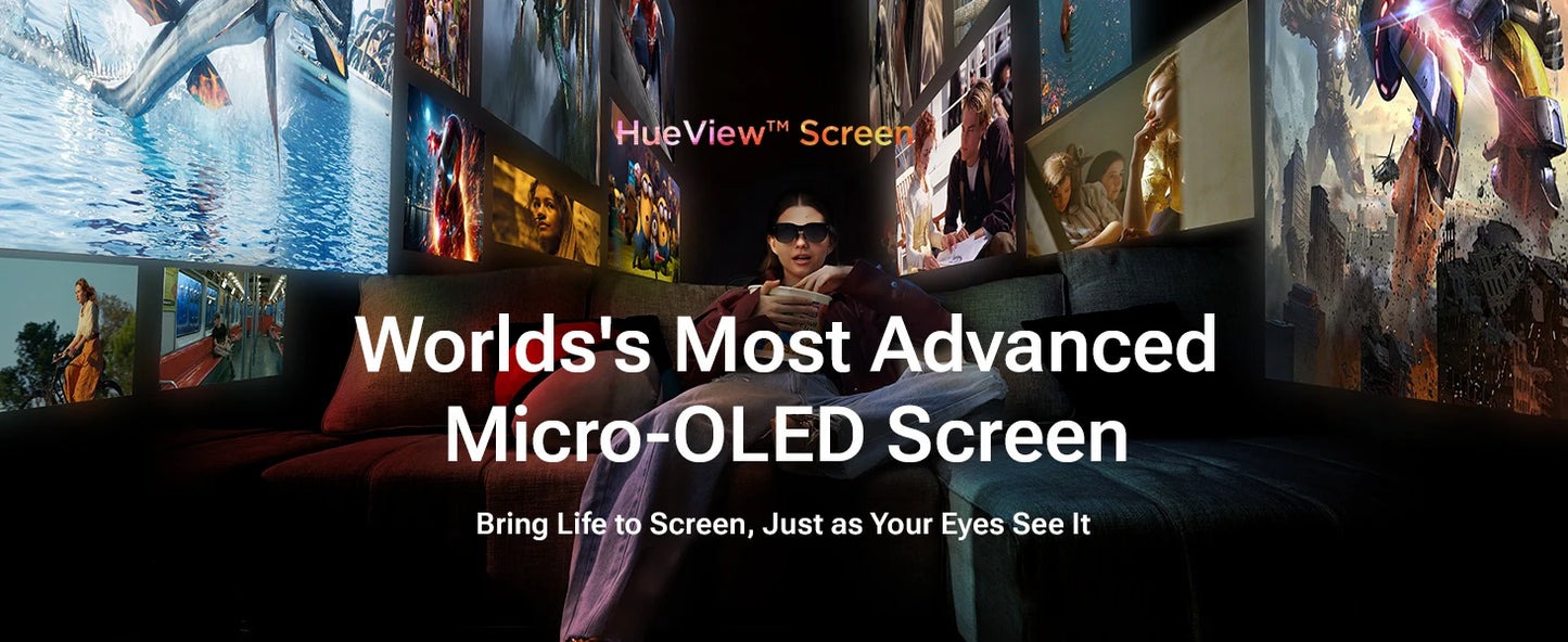 RayNeo Air 3S AR Glasses Micro OLED Screen Display 3D HD Private Cinema Pocket TV for Mobile Phone Computer Game Machine