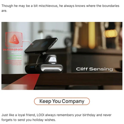 looi mobile phone robot chatgpt English voice dialogue visual recognition interactive smart